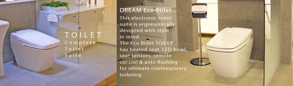 luxury eco bidet toilet