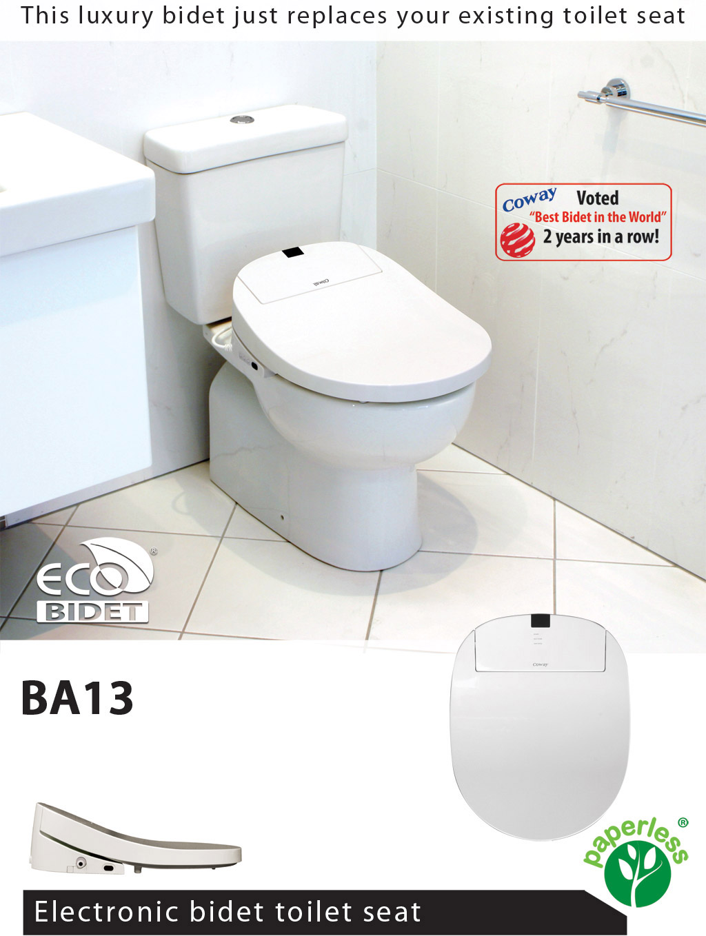 Coway Luxury Bidet BA11 Page 1